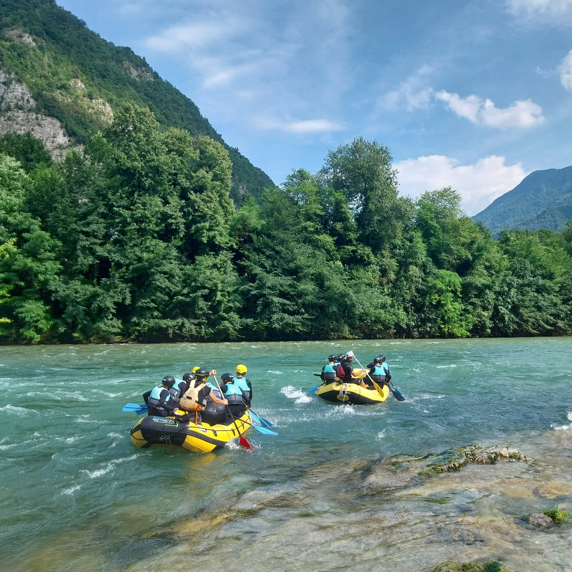 Rafting sul Brenta
